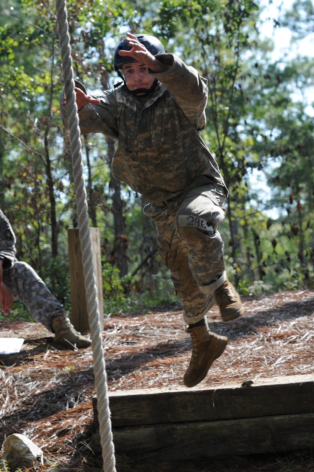 Special forces candidates tackle Nasty Nick obstacle course