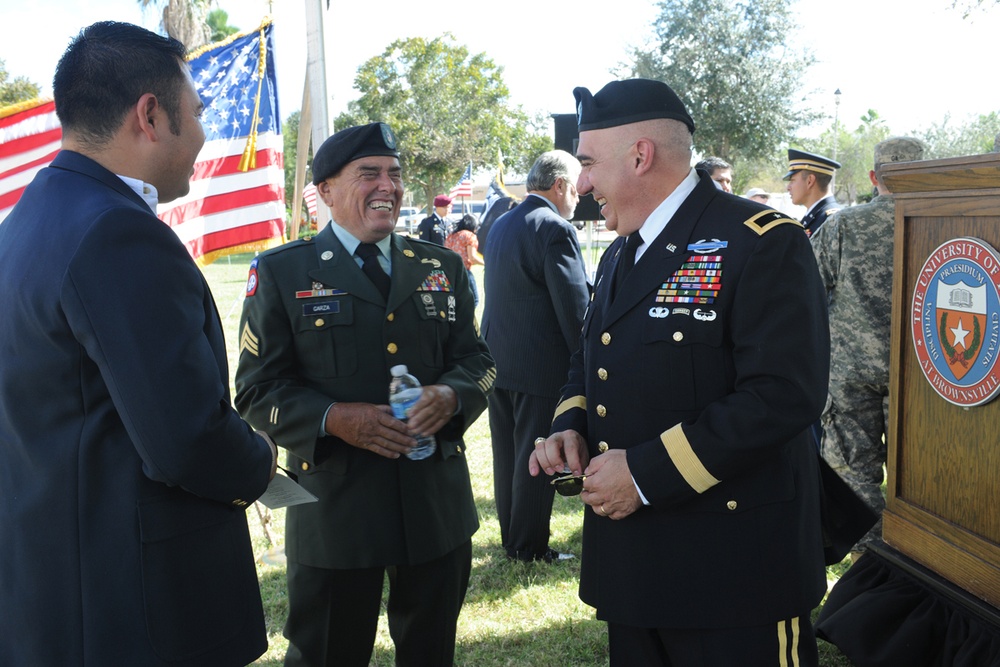 Army South deputy commander honors veterans at UT Brownsville