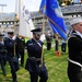 JB Charleston’s Honor Guard presents the Colors at Panthers game