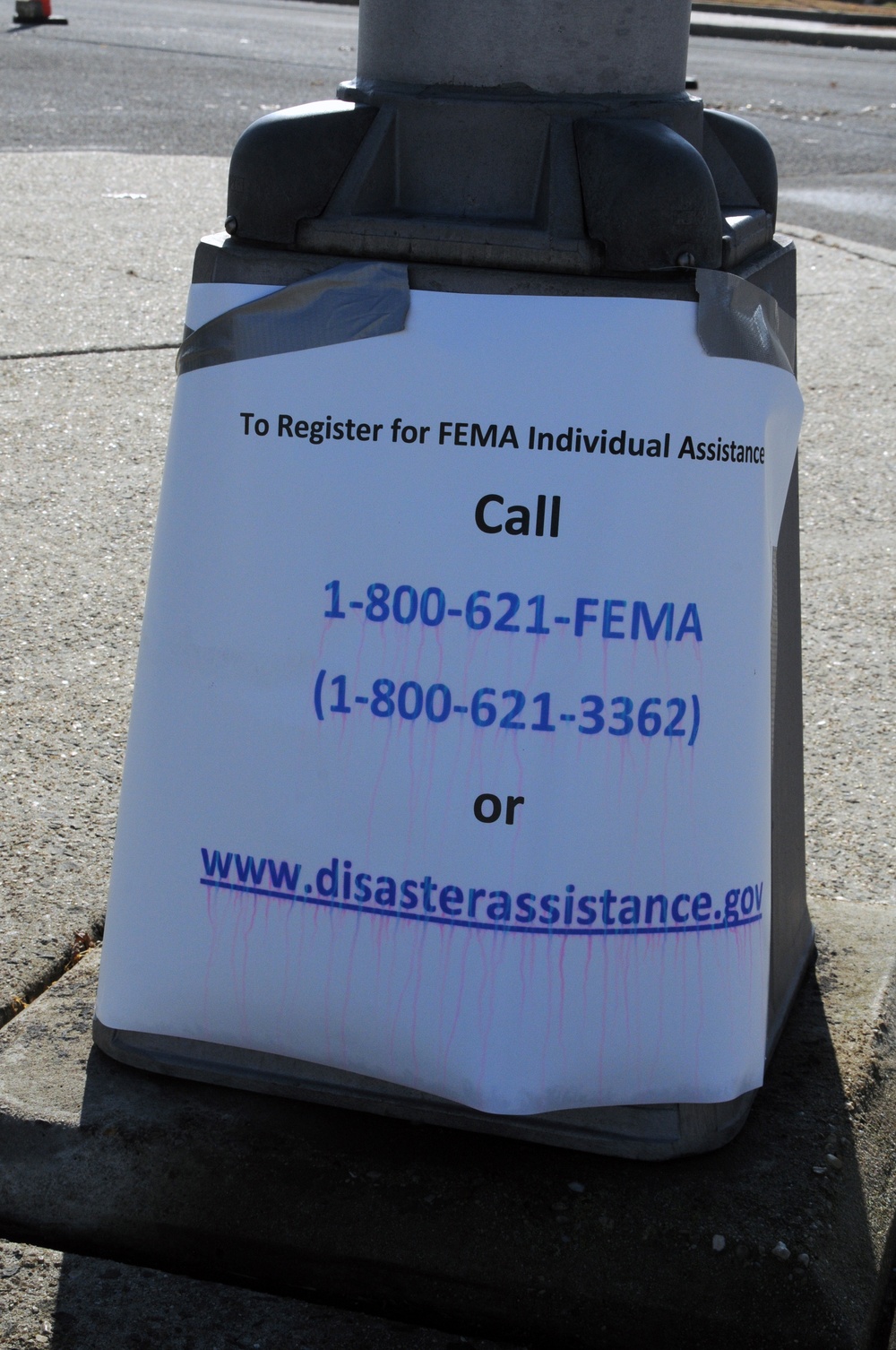 FEMA Signage at Disaster Distribution Center