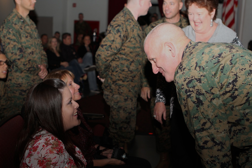 Crew chief receives Purple Heart