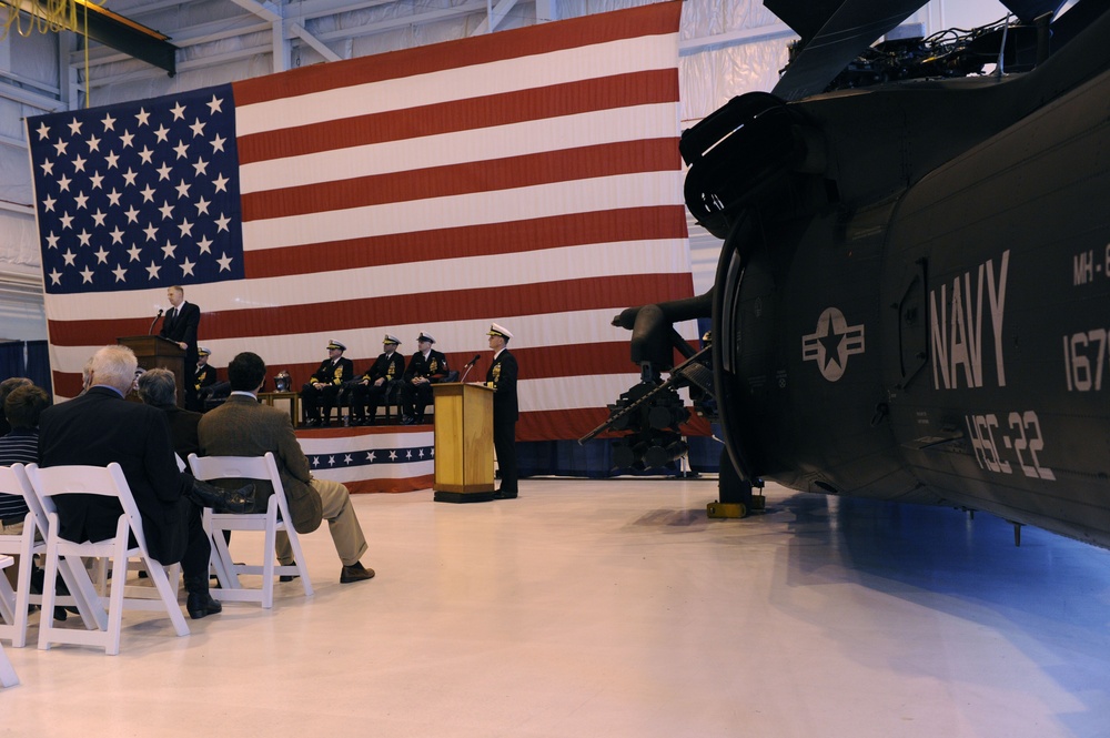 HSC-22 change of command