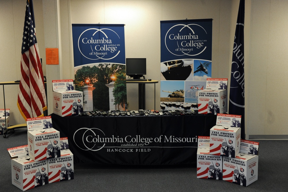 Columbia College supports Cell Phones For Soldiers