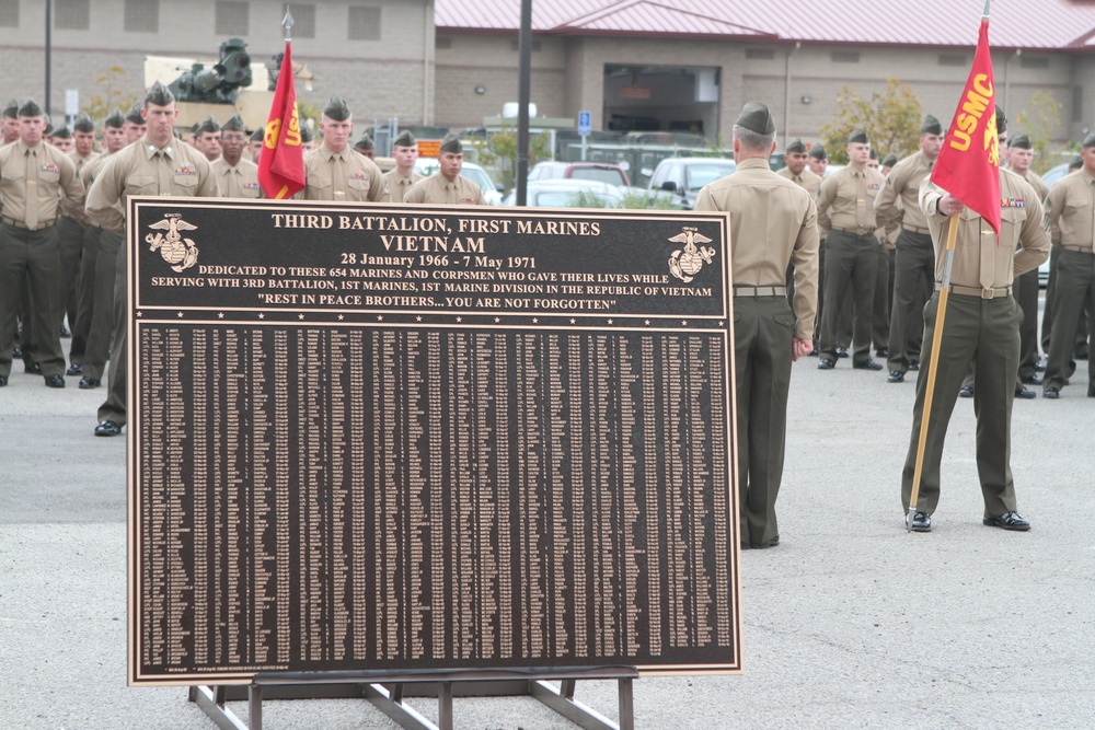 Marine battalion honors fallen brothers who fought in Vietnam