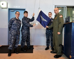 Fighting Tigers hoist EAWS pennant