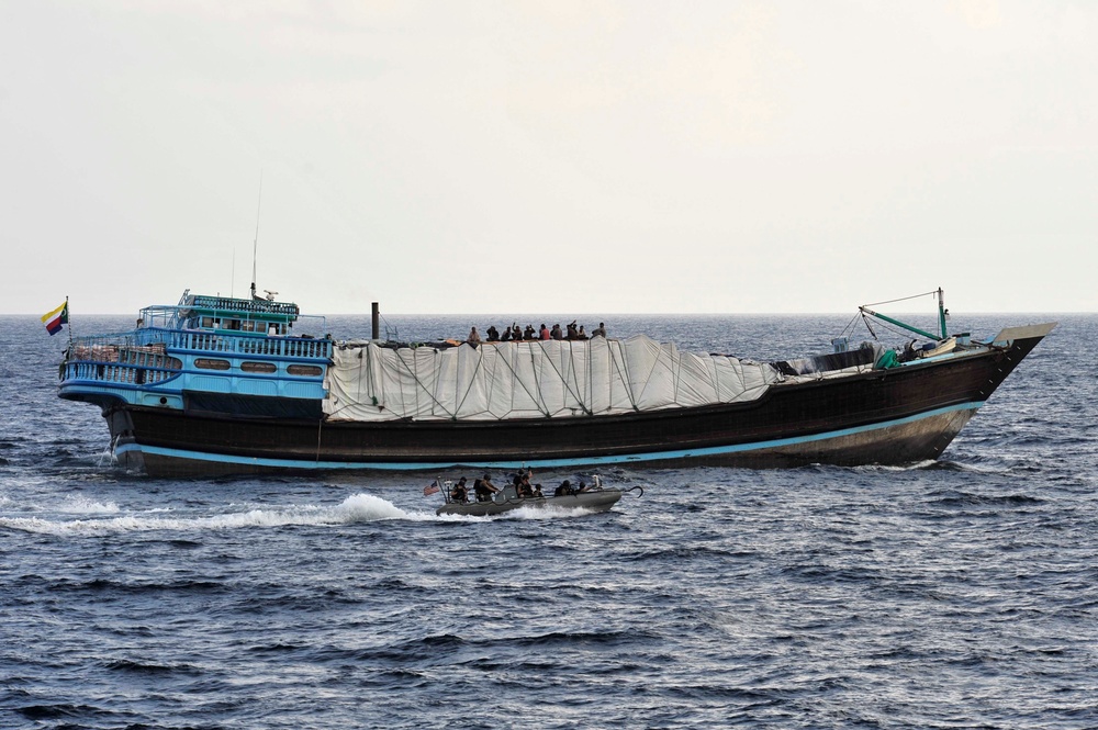 USS Jason Dunham sailors conduct verification