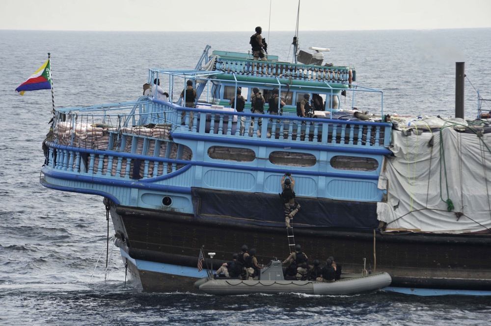 USS Jason Dunham sailors conduct verification