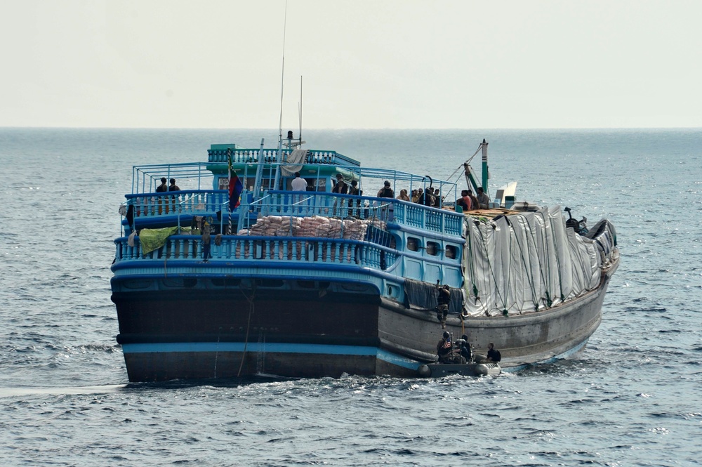 USS Jason Dunham sailors conduct verification