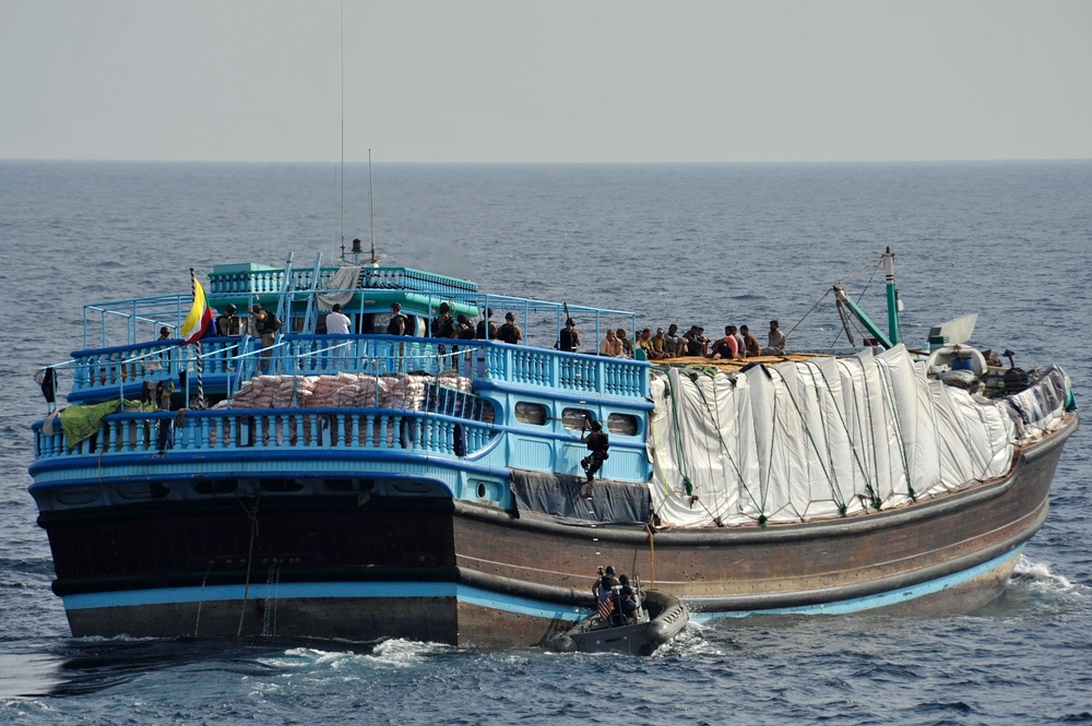 USS Jason Dunham sailors conduct verification