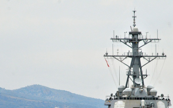 USS Cole visits Greece