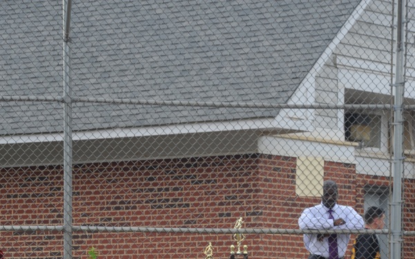 Players bat it out during the Home Run Derby