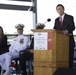 USS America christening