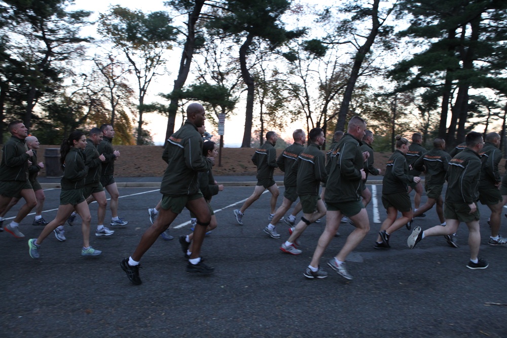 237th Marine birthday motivational run