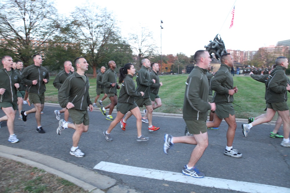237th Marine birthday motivational run