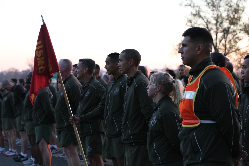 237th Marine birthday motivational run