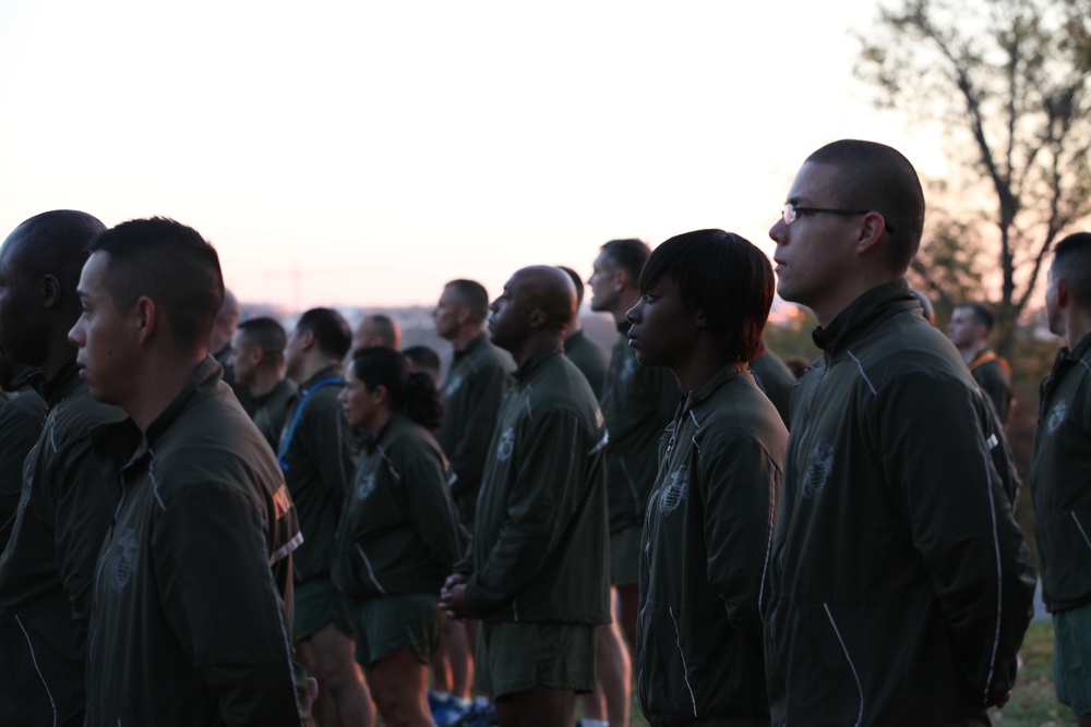 237th Marine birthday motivational run