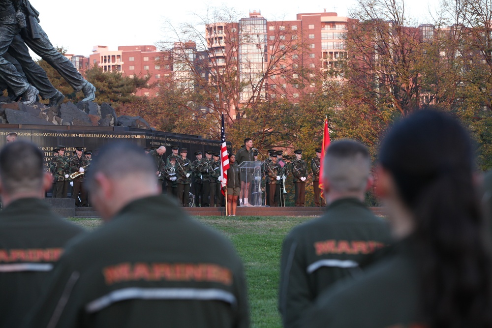 237th Marine birthday motivational run