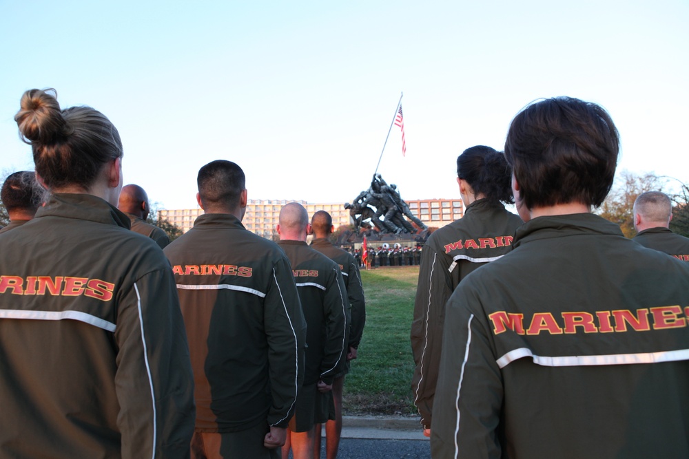 237th Marine birthday motivational run