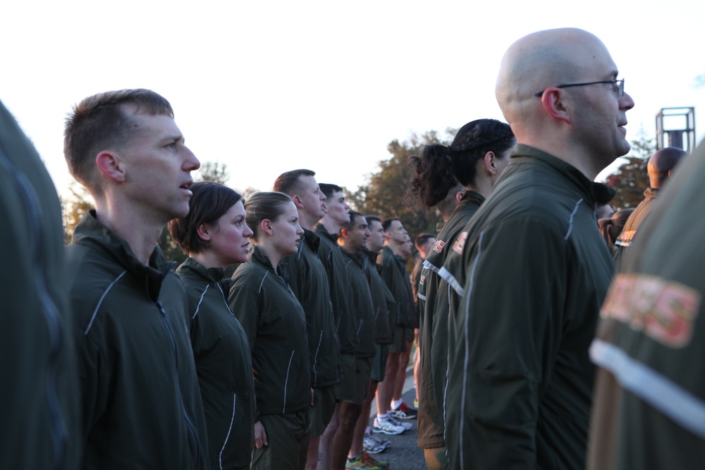 237th Marine birthday motivational run