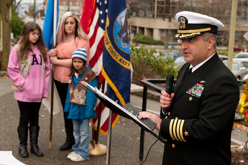 Veterans Day ceremony
