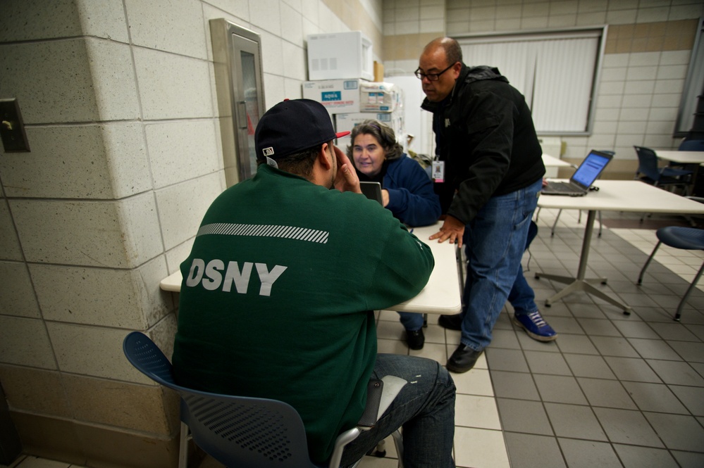 Sanitation workers get registered