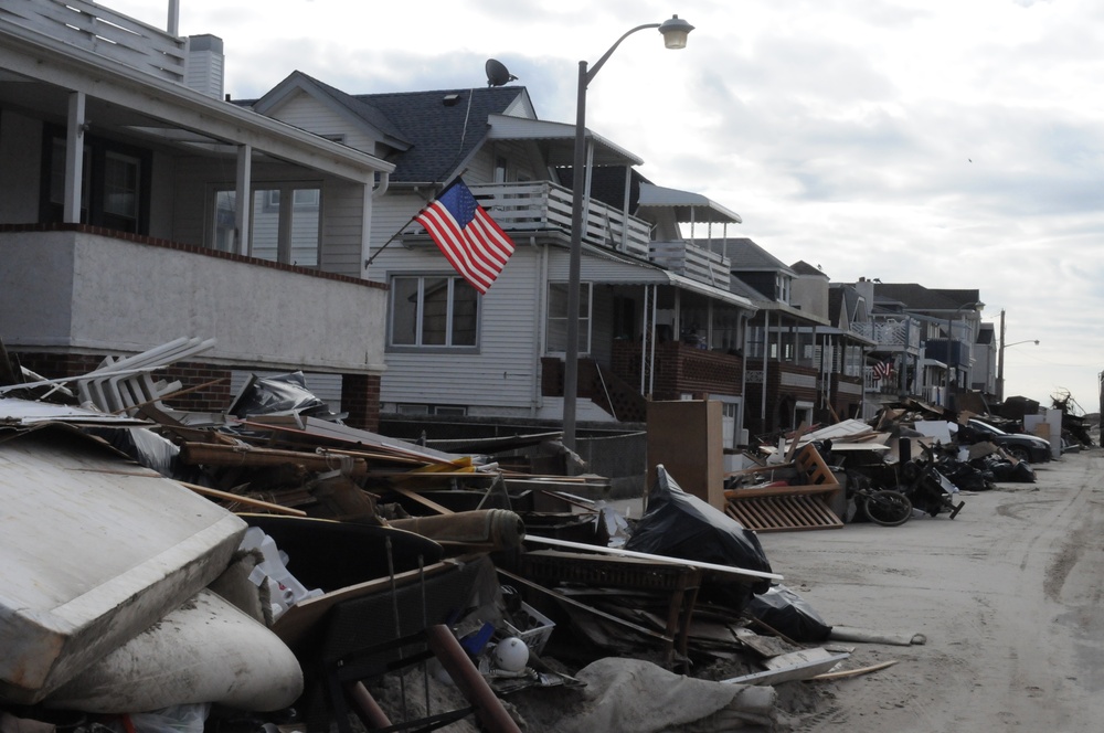 Storm destroyed possessions are now debris