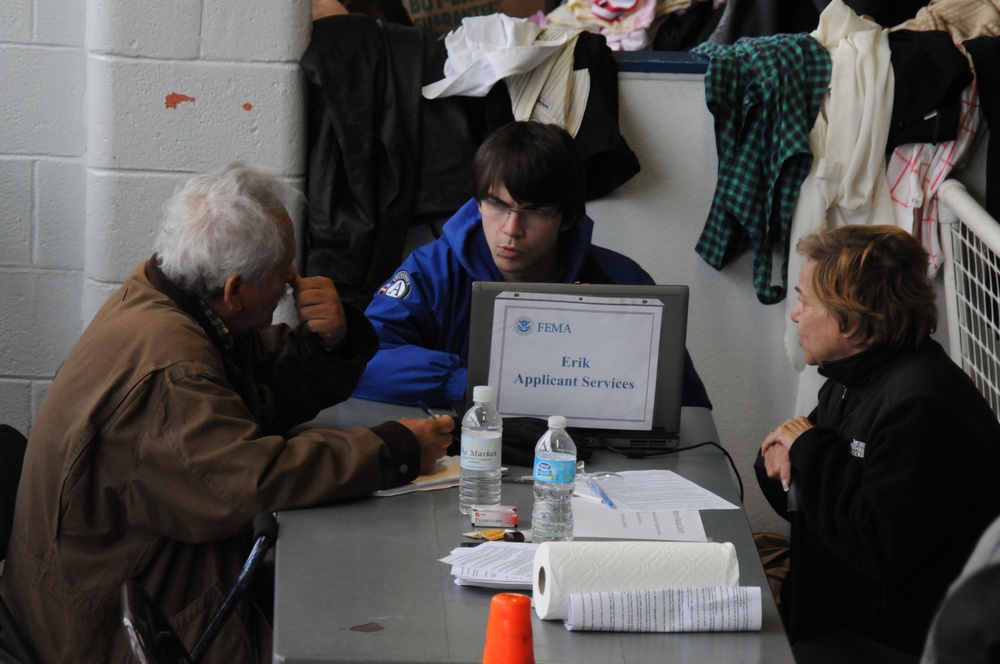 FEMA Corps at Disaster Recovery Center