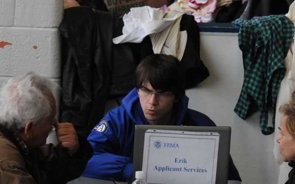 FEMA Corps at Disaster Recovery Center