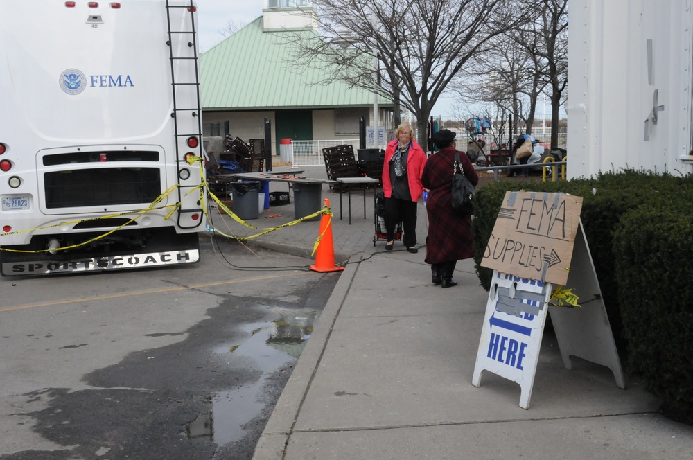 FEMA Disaster Recovery Vehicle at disaster center