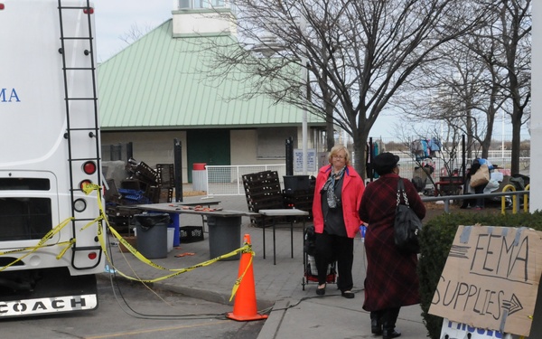 FEMA Disaster Recovery Vehicle at disaster center