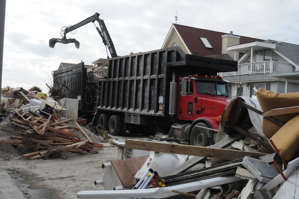 Storm destroyed possessions are now debris