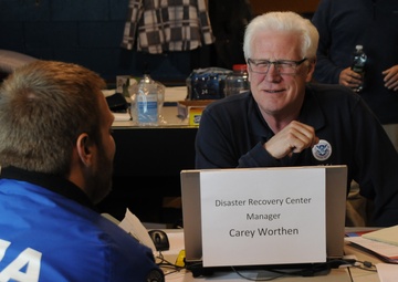 FEMA Corps leader with DRC manager