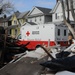 Red Cross in the disaster zone