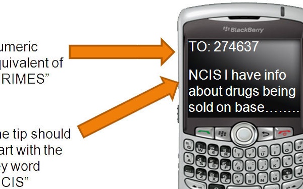 Help NCIS by sending texts to Tip Hotline