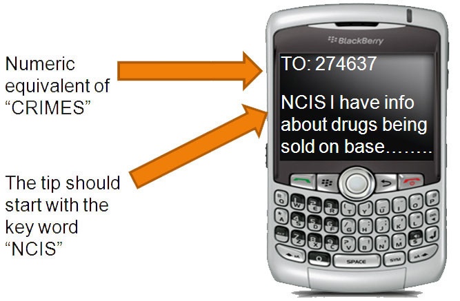 Help NCIS by sending texts to Tip Hotline