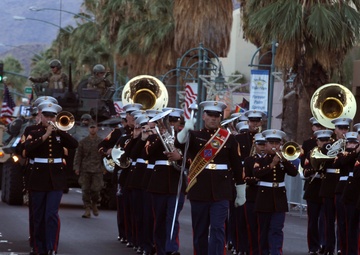 Combat Center stars in holiday parade