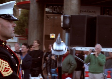 Combat Center stars in holiday parade