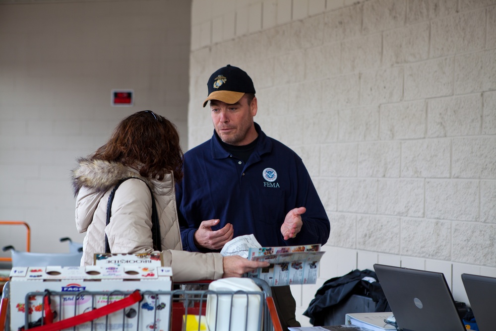 FEMA conducts community outreach at a local Costco
