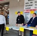 FEMA Community Relations Specialists talk to survivors at a local Costco