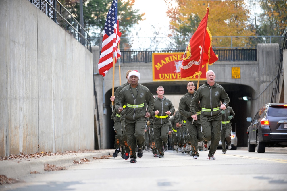 Toys for Tots Battalion run
