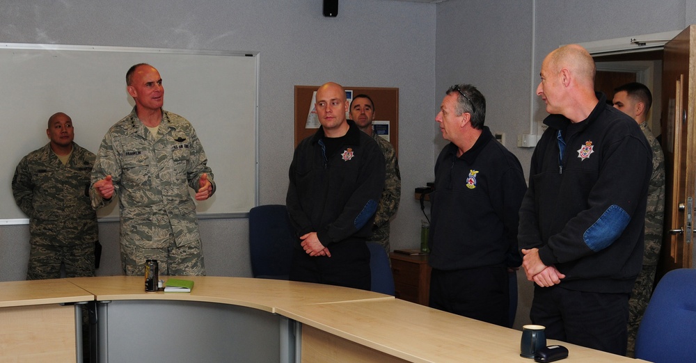 3rd AF commander visits UK bases