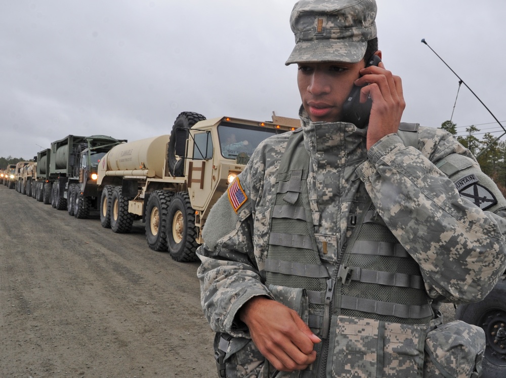 710th BSB convoys home post-Sandy