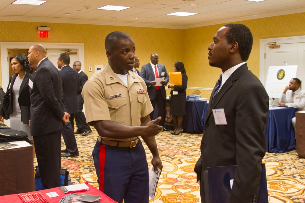 Marines connect with law community at NBPA conference