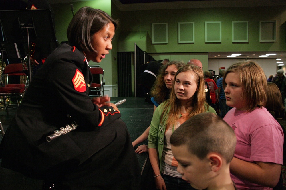 Parris Island Marine Band Harvests Moon Band Concert