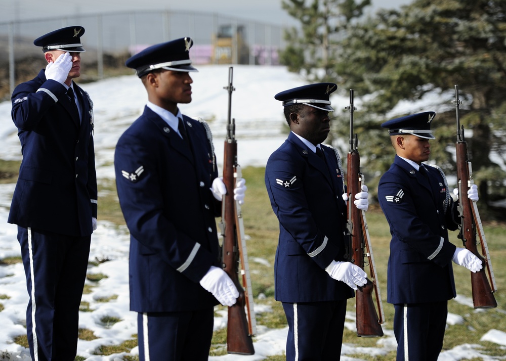 Hill Air Force Base Honor Guard funeral detail