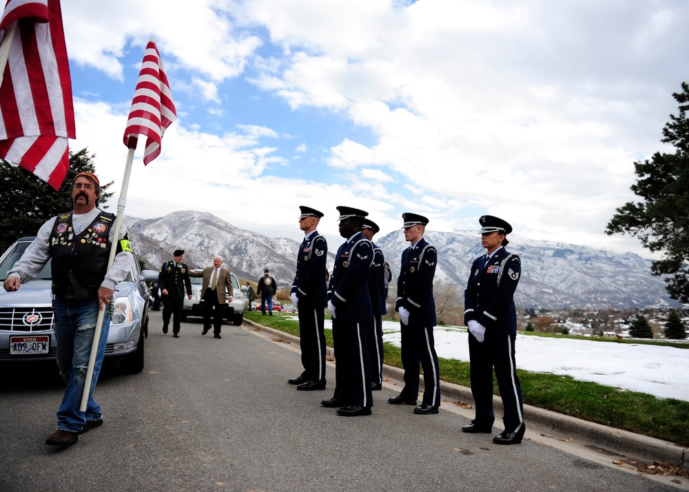 Hill Air Force Base Honor Guard funeral detail