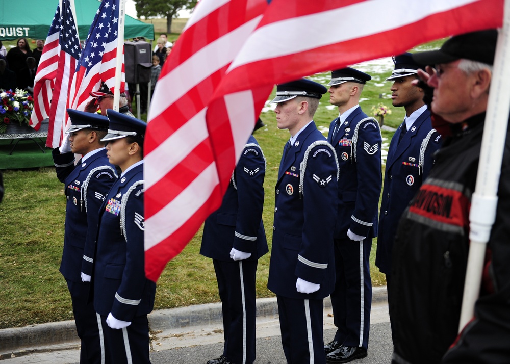 Hill Air Force Base Honor Guard funeral detail