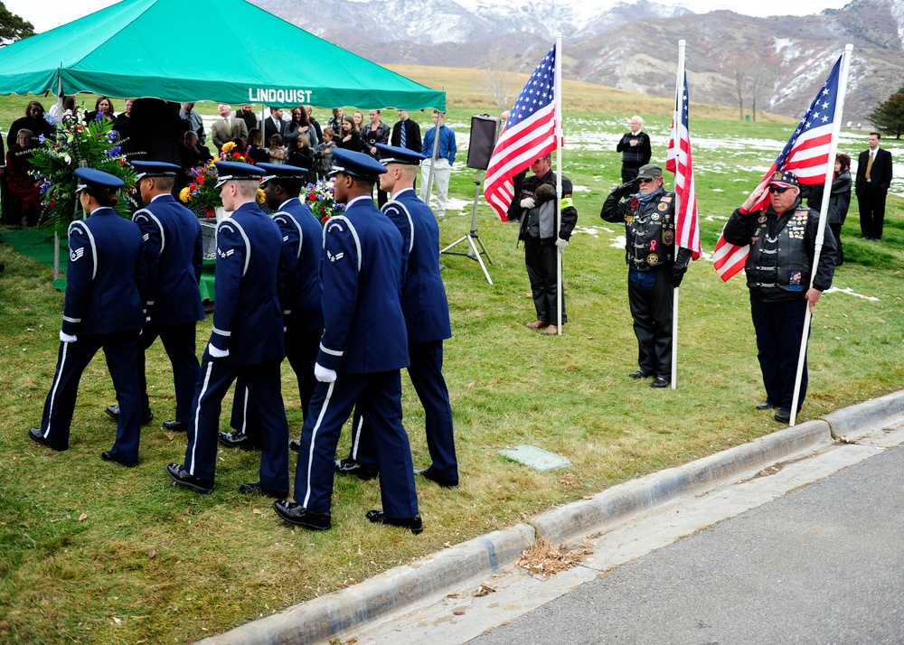 Hill Air Force Base Honor Guard funeral detail