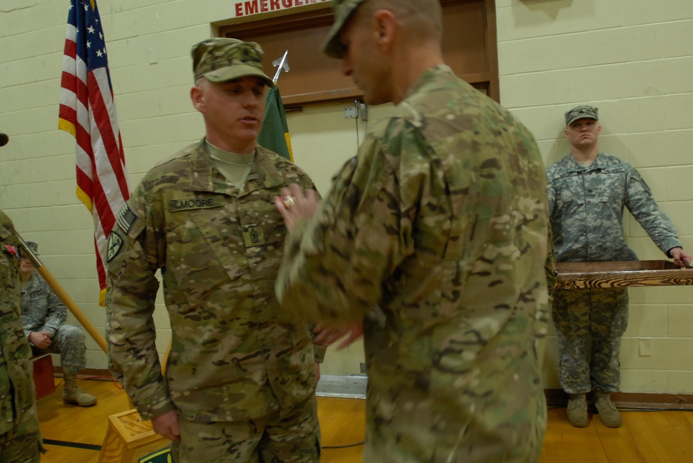 Headquarters and Headquarters Company, 42nd Military Police Brigade, award ceremony