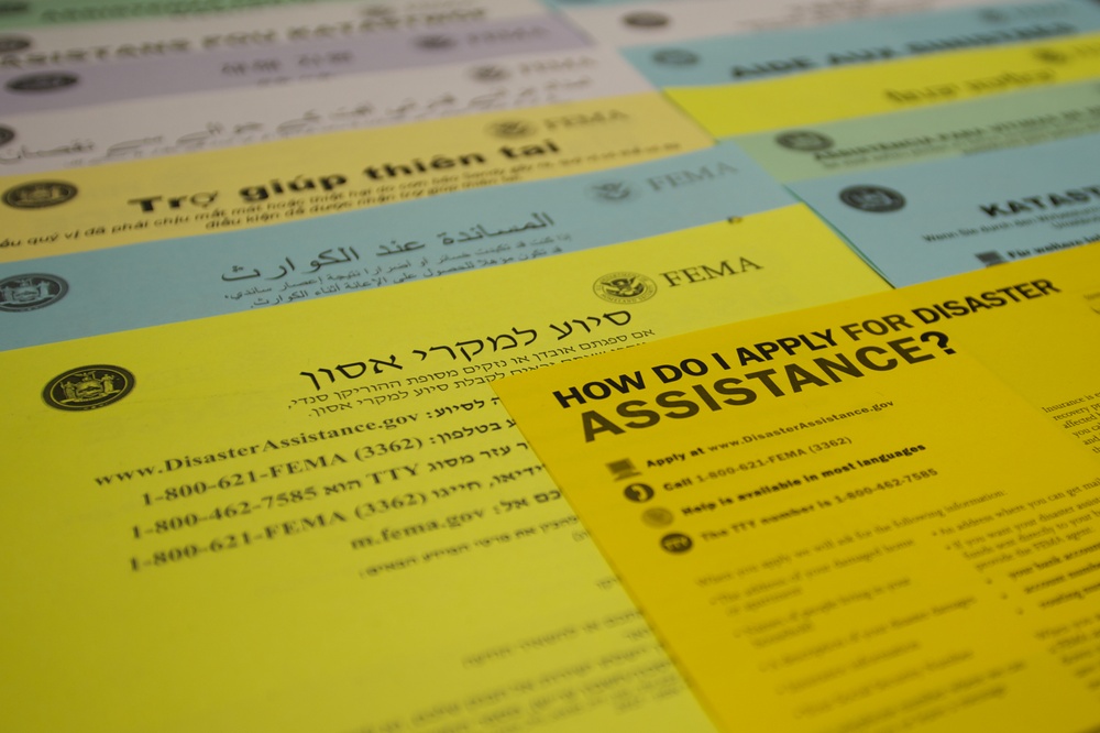 Multilingual Disaster Assistance fliers